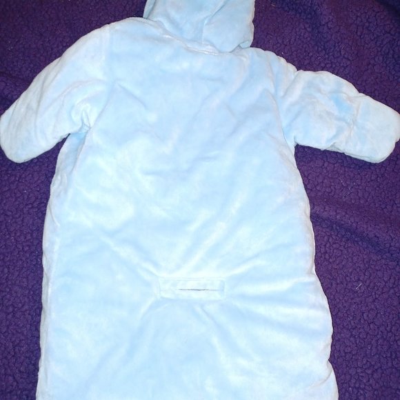 Baby boy's winter bunting/snow suit Carter's. Fits stroller/car seat. Sz 3-6 mos - Picture 9 of 9